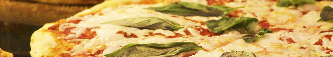 Eating Italian Pizza at Gennaro's Italian Restaurant & Pizza restaurant in Spotswood, NJ.